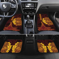 Hawaii Volcano Car Mats Polynesian and Kakau Pattern