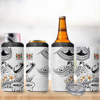 Fijian Traditional Culture 4 in 1 Can Cooler Tumbler Tapa Tribal Tattoos LT03 - Polynesian Pride