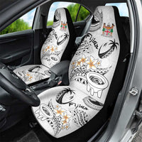Fijian Traditional Culture Car Seat Cover Tapa Tribal Tattoos LT03 - Polynesian Pride