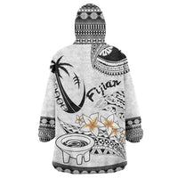 Fijian Traditional Culture Wearable Blanket Hoodie Tapa Tribal Tattoos LT03 - Polynesian Pride
