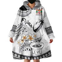 Fijian Traditional Culture Wearable Blanket Hoodie Tapa Tribal Tattoos LT03 - Polynesian Pride