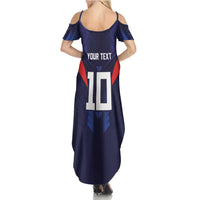 Custom Rugby Samoa Family Matching Summer Maxi Dress and Hawaiian Shirt Siva Tau Spirit Sporty Vibes LT03 - Polynesian Pride