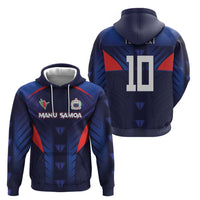 Custom Rugby Samoa Hoodie Siva Tau Spirit Sporty Vibes - Polynesian Pride