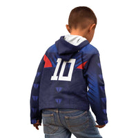 Custom Rugby Samoa Kid Hoodie Siva Tau Spirit Sporty Vibes - Polynesian Pride