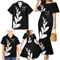 Personalised New Zealand Canoeing Special Jersey Family Matching Mermaid Dress and Hawaiian Shirt LT03 - Polynesian Pride