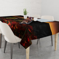 New Zealand and Australia ANZAC Day Tablecloth Kiwi Bird and Kangaroo Soldier LT03 - Polynesian Pride