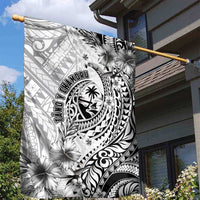 Guam-Land of the Chamorro Garden Flag Polynesian Tattoo Style Hibiscus and Plumeria Art LT03 - Polynesian Pride