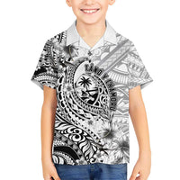 Guam-Land of the Chamorro Hawaiian Shirt Polynesian Tattoo Style Hibiscus and Plumeria Art LT03 - Polynesian Pride