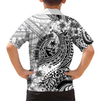Guam-Land of the Chamorro Kid Hawaiian Shirt Polynesian Tattoo Style Hibiscus and Plumeria Art LT03 - Polynesian Pride