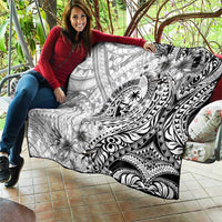Guam-Land of the Chamorro Quilt Polynesian Tattoo Style Hibiscus and Plumeria Art LT03 - Polynesian Pride