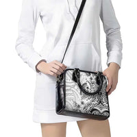 Guam-Land of the Chamorro Shoulder Handbag Polynesian Tattoo Style Hibiscus and Plumeria Art LT03 - Polynesian Pride