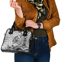 Guam-Land of the Chamorro Shoulder Handbag Polynesian Tattoo Style Hibiscus and Plumeria Art LT03 - Polynesian Pride