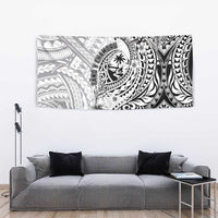 Guam-Land of the Chamorro Tapestry Polynesian Tattoo Style Hibiscus and Plumeria Art LT03 - Polynesian Pride