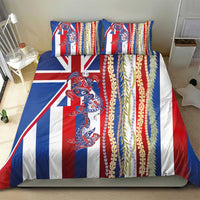 Hawaiian Sea Animals Bedding Set with Lei and Flag Style