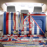 Hawaiian Polynesian Tribal Turtles Back Car Seat Cover with Lei and Flag Style