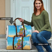 Hawaiian Funny Pineapple Surfing Travel Bag Beach with Tribal Kakau and Plumeria LT03 - Polynesian Pride