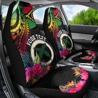 Personalised Vanuatu 44th Anniversary Car Seat Cover Boars Tusk Tugeta Yumi Selebretem Indipendens Dei LT03 - Polynesian Pride
