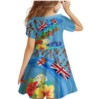 Fiji Day Family Matching Mermaid Dress and Hawaiian Shirt Tagimoucia Flower and Melanesia Pattern LT03 - Polynesian Pride