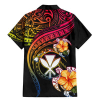 Polynesia Hawaii Turtle Day Family Matching Mermaid Dress and Hawaiian Shirt Hibiscus and Kanaka Maoli LT03 - Polynesian Pride