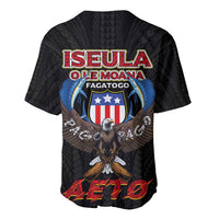 American Samoa Fautasi Baseball Jersey Pago Pago Aeto and Iseula o le Moana of Fagatogo Black Color LT03 - Polynesian Pride