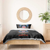 American Samoa Fautasi Bedding Set Pago Pago Aeto and Iseula o le Moana of Fagatogo Black Color LT03 - Polynesian Pride