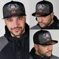 American Samoa Fautasi Mesh Trucker Cap Pago Pago Aeto and Iseula o le Moana of Fagatogo Black Color LT03 - Polynesian Pride