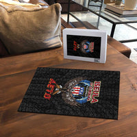 American Samoa Fautasi Puzzle Pago Pago Aeto and Iseula o le Moana of Fagatogo Black Color LT03 - Polynesian Pride