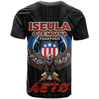 American Samoa Fautasi T Shirt Pago Pago Aeto and Iseula o le Moana of Fagatogo Black Color LT03 - Polynesian Pride