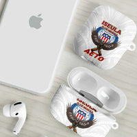 American Samoa Fautasi AirPods Case Pago Pago Aeto and Iseula o le Moana of Fagatogo White Color LT03 - Polynesian Pride