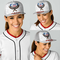 American Samoa Fautasi Baseball Net Cap Pago Pago Aeto and Iseula o le Moana of Fagatogo White Color LT03 - Polynesian Pride