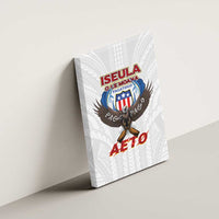 American Samoa Fautasi Canvas Wall Art Pago Pago Aeto and Iseula o le Moana of Fagatogo White Color LT03 - Polynesian Pride
