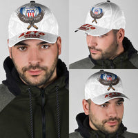 American Samoa Fautasi Classic Cap Pago Pago Aeto and Iseula o le Moana of Fagatogo White Color LT03 - Polynesian Pride