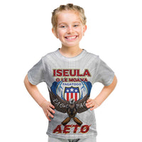 American Samoa Fautasi Kid T Shirt Pago Pago Aeto and Iseula o le Moana of Fagatogo White Color LT03 White - Polynesian Pride