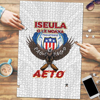 American Samoa Fautasi Puzzle Pago Pago Aeto and Iseula o le Moana of Fagatogo White Color LT03 White - Polynesian Pride