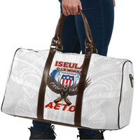 American Samoa Fautasi Travel Bag Pago Pago Aeto and Iseula o le Moana of Fagatogo White Color LT03 - Polynesian Pride