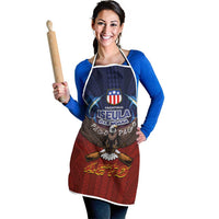 American Samoa Fautasi Apron Pago Pago Aeto and Iseula o le Moana of Fagatogo Red-Blue LT03 - Polynesian Pride