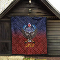 American Samoa Fautasi Quilt Pago Pago Aeto and Iseula o le Moana of Fagatogo Red-Blue LT03 - Polynesian Pride