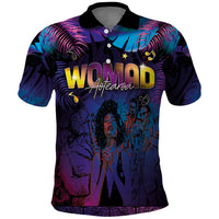 Aotearoa Arts Festival 2025 Polo Shirt Maori Music Art Dance - Rhythmic Vibes LT03 Black - Polynesian Pride