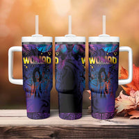 Aotearoa Arts Festival 2025 Tumbler With Handle Maori Music Art Dance - Rhythmic Vibes LT03 - Polynesian Pride