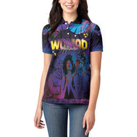 Aotearoa Arts Festival 2025 Women Polo Shirt Maori Music Art Dance - Rhythmic Vibes LT03 - Polynesian Pride