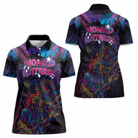 Aotearoa Arts Festival 2025 Women Polo Shirt Maori Performing Art and Music - Rhythmic Vibes LT03 - Polynesian Pride