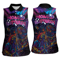 Aotearoa Arts Festival 2025 Women Sleeveless Polo Shirt Maori Performing Art and Music - Rhythmic Vibes LT03 - Polynesian Pride