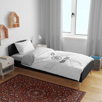 Custom New Zealand Football Bedding Set The Whites-Sporty T90 Style LT03 - Polynesian Pride