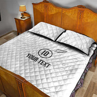 Custom New Zealand Football Quilt Bed Set The Whites-Sporty T90 Style LT03 - Polynesian Pride