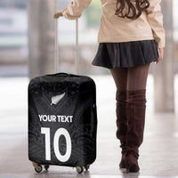 Custom Aotearoa Rugby Luggage Cover The Blacks-Sporty T90 Style - Polynesian Pride