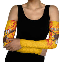 Personalised American Samoa Flag Day Arm Sleeves Fautasi Race Pago Pago-Aeto Eagle Wings Tribal Style LT03 - Polynesian Pride