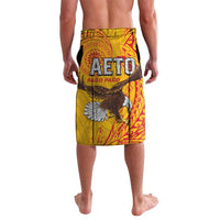 Personalised American Samoa Flag Day Lavalava Fautasi Race Pago Pago-Aeto Eagle Wings Tribal Style
