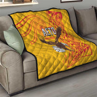 American Samoa Flag Day Quilt Fautasi Race Pago Pago-Aeto Eagle Wings Tribal Style