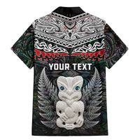 New Zealand Hei Tiki Family Matching Mermaid Dress and Hawaiian Shirt Maori Green Papua Shell Pattern LT03 - Polynesian Pride