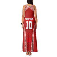 Custom Tonga Pacific Rugby 2024 Family Matching Tank Maxi Dress and Hawaiian Shirt Ngatu Tribal Pattern LT03 - Polynesian Pride